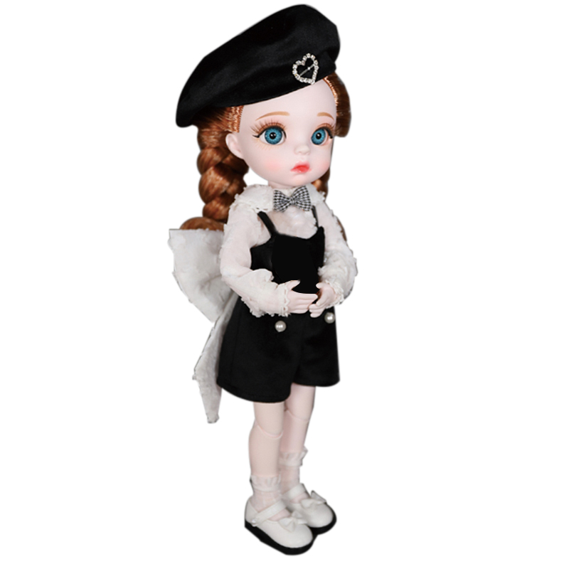 Baby Products Manufacturers - 30 センチメートルドリームフェアリー人形 1/6 BJD ネームバイラッキーエンジェルメカニカルジョイントボディメイクアップ付き、頭皮、目、服を含む女の子用 SD