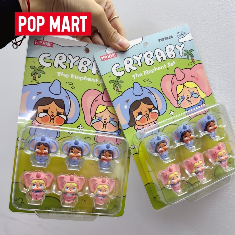 Baby Products Thailand - 本物のホットセール商品 ポップマート タイ限定版 キュートな泣き顔の赤ちゃんゾウシリーズ ハンギングカード ブラインドボックス