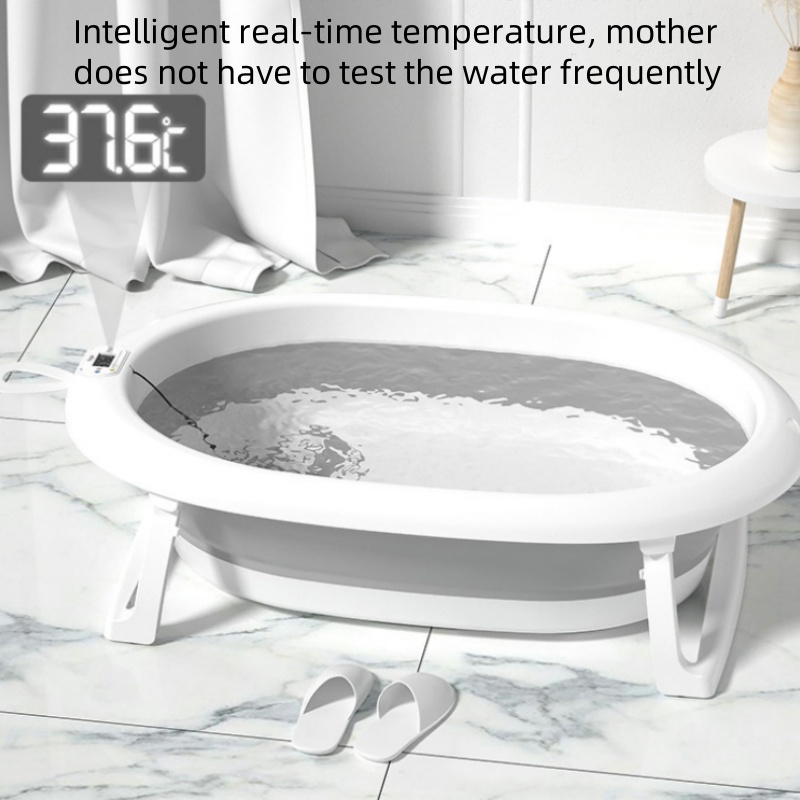 デジタル温度に敏感なバスタブ,大型折りたたみ式バスタブ,新生 - Baby Products Newborn のレビューと価格