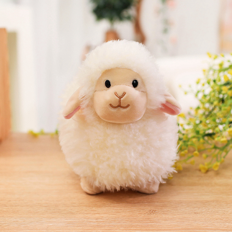 卸売 22cm/35cm 綿菓子 ドゥドゥ 羊のぬいぐるみ  - Baby Products Wholesale のレビューと価格