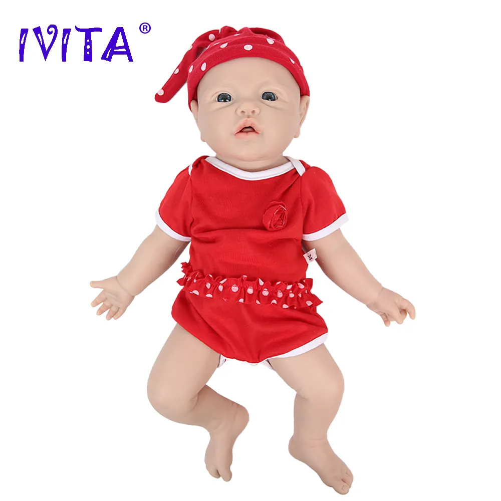 IVITA 100% シリコーンリボーンベビードール塗装リア - Baby Products Wholesale のレビューと価格