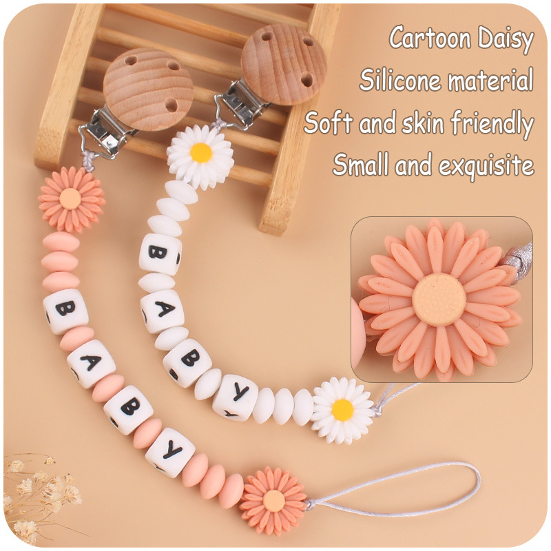 赤ちゃんパーソナライズされた名前おしゃぶりクリップ乳首ダミー - Baby Teethers のレビューと価格
