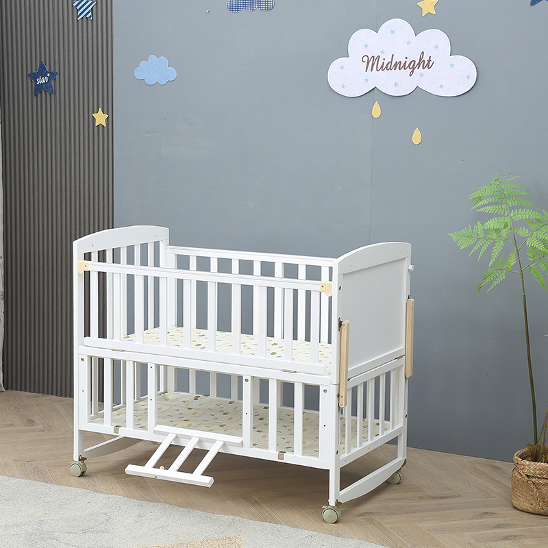 新生児用木製ベビーベッド、男の子用幼児用ベビーベッド、ベッド - Baby Products Newborn のレビューと価格