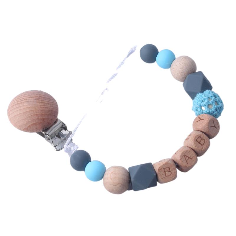 新しいベビーおしゃぶりクリップパーソナライズされた名前おしゃ - Baby Teethers のレビューと価格