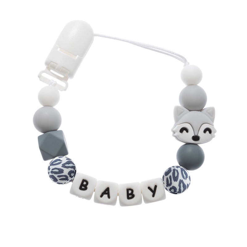 漫画パーソナライズされた名前手作りおしゃぶりクリップホルダー - Baby Teethers のレビューと価格