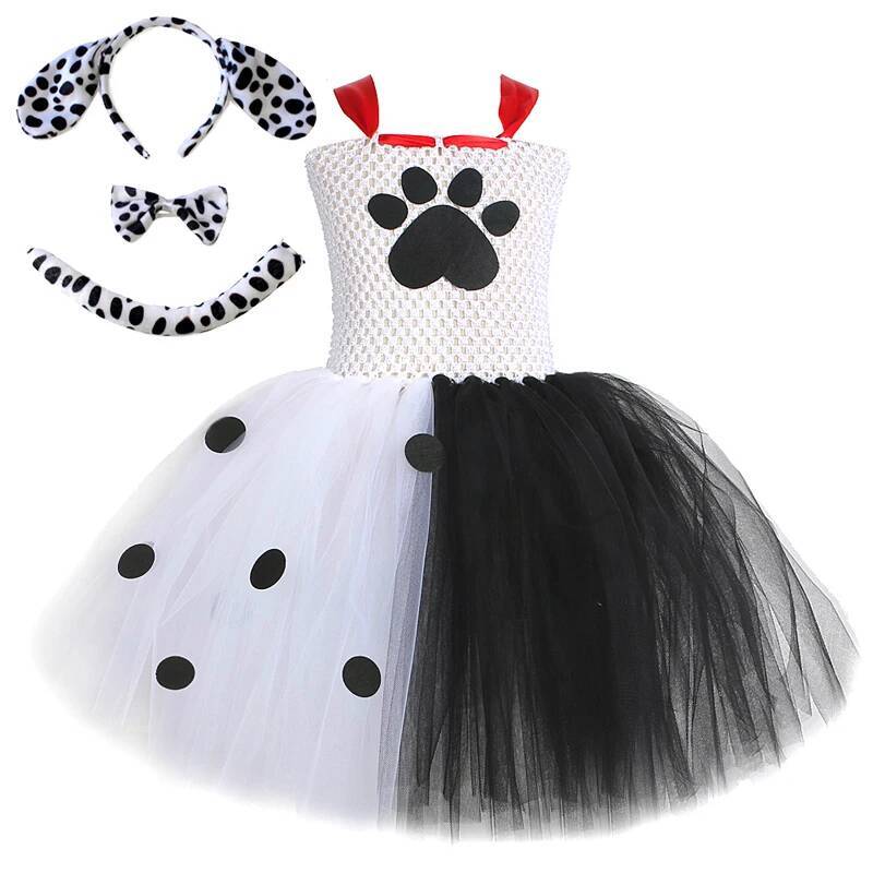 ダルメシアン犬のチュチュドレス女の赤ちゃん用白黒斑点犬ハロウ - Baby Products Manufacturers のレビューと価格