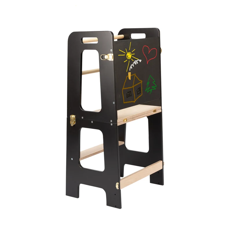 幼児用ステップスツール 折りたたみ式幼児用ラーニングタワー  - Toddler Learning Tower のレビューと価格