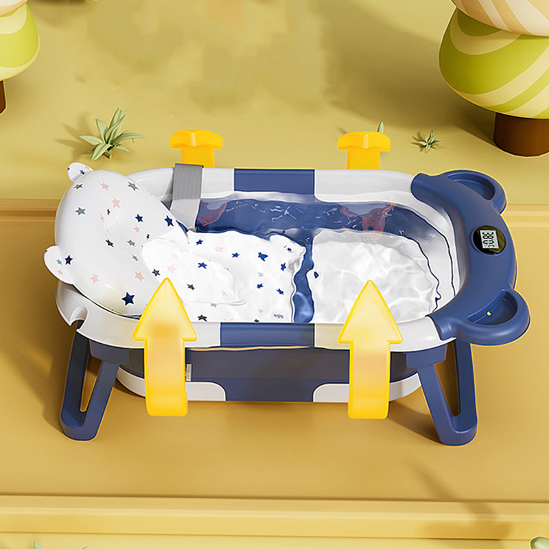 ベビーバス用折りたたみ式バスタブ,温度センサー,新生児測定, - Baby Products Newborn のレビューと価格