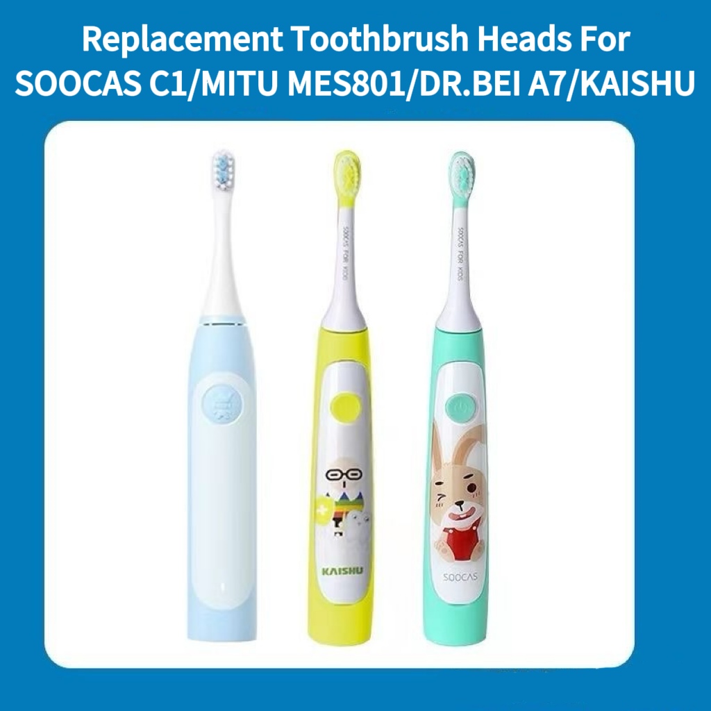 交換用歯ブラシヘッド SOOCAS C1/MITU MES8 - Xiaomi Baby Products のレビューと価格