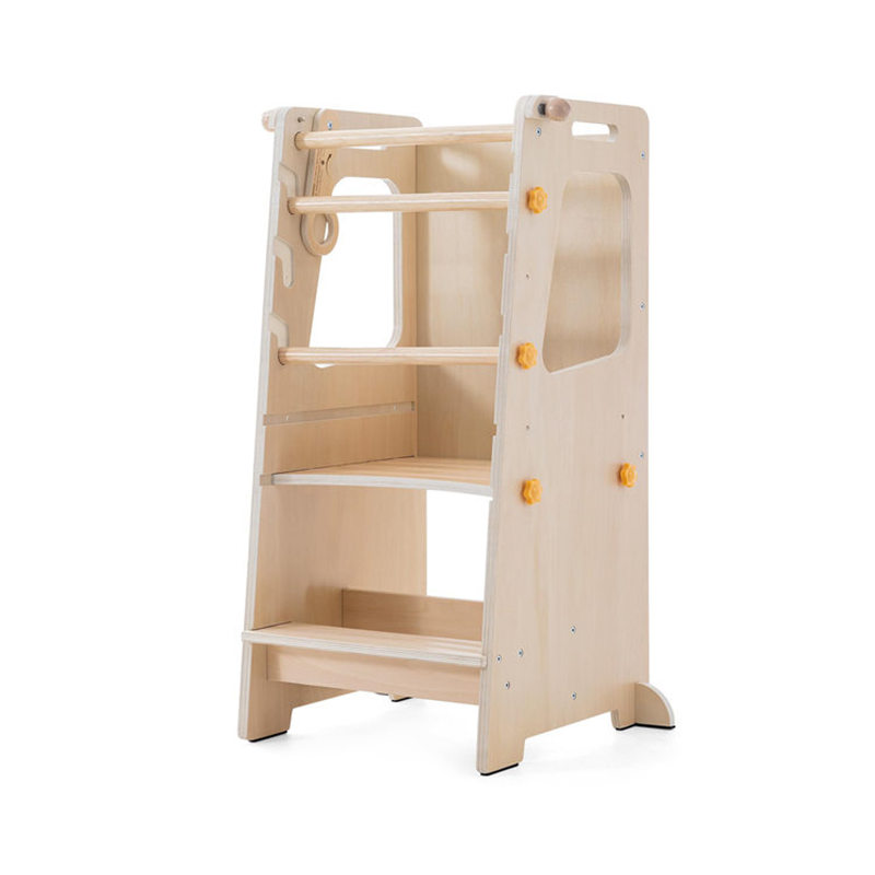 ベビー用折りたたみ式木製学習タワー、幼児用キッチンステップス - Toddler Learning Tower のレビューと価格