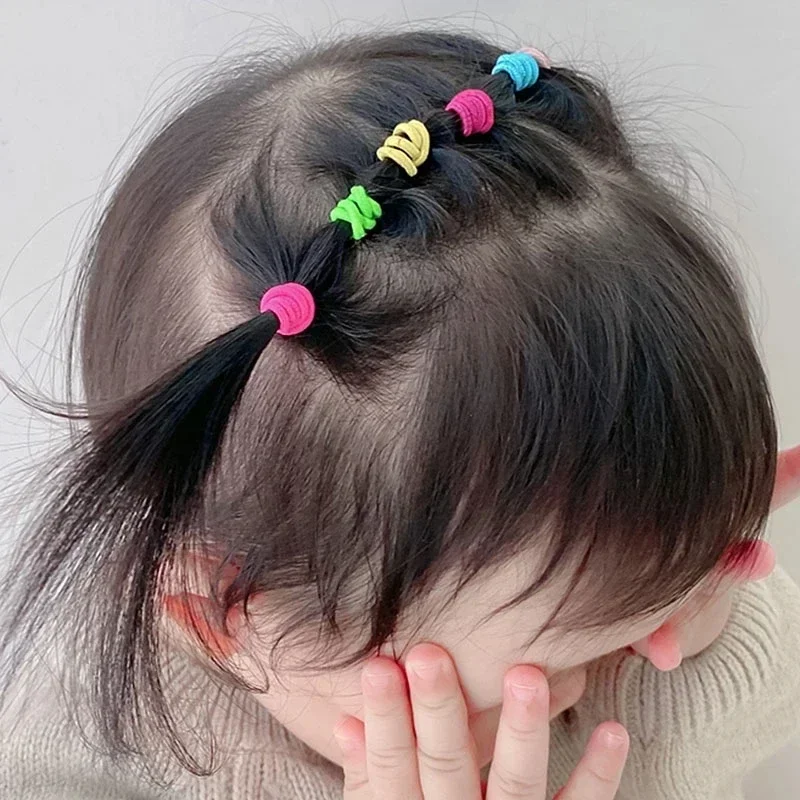 100 ピース/バッグ弾性ヘアバンド女の子ベビー耐久性のある - Baby Products Wholesale のレビューと価格