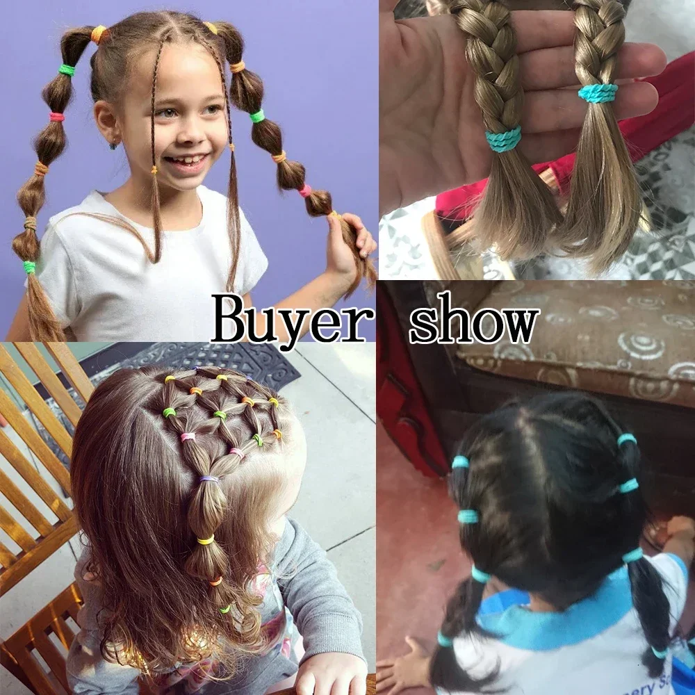 100 ピース/バッグ弾性ヘアバンド女の子ベビー耐久性のある - Baby Products Wholesale のレビューと価格