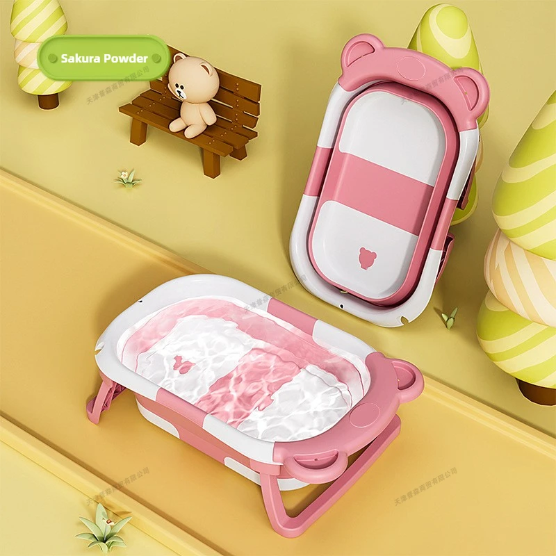 折りたたみ式ベビーバスインテリジェント温度表示新生児用浴槽ク - Baby Products Newborn のレビューと価格