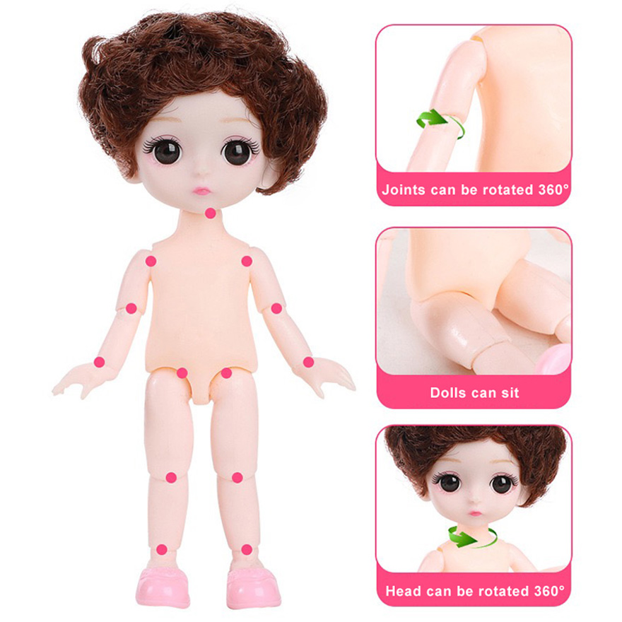 女の子のおもちゃ BJD ミニ人形 13 可動ジョイントベビ - Baby Products Manufacturers のレビューと価格